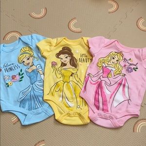 Three piece Disney  onesie set